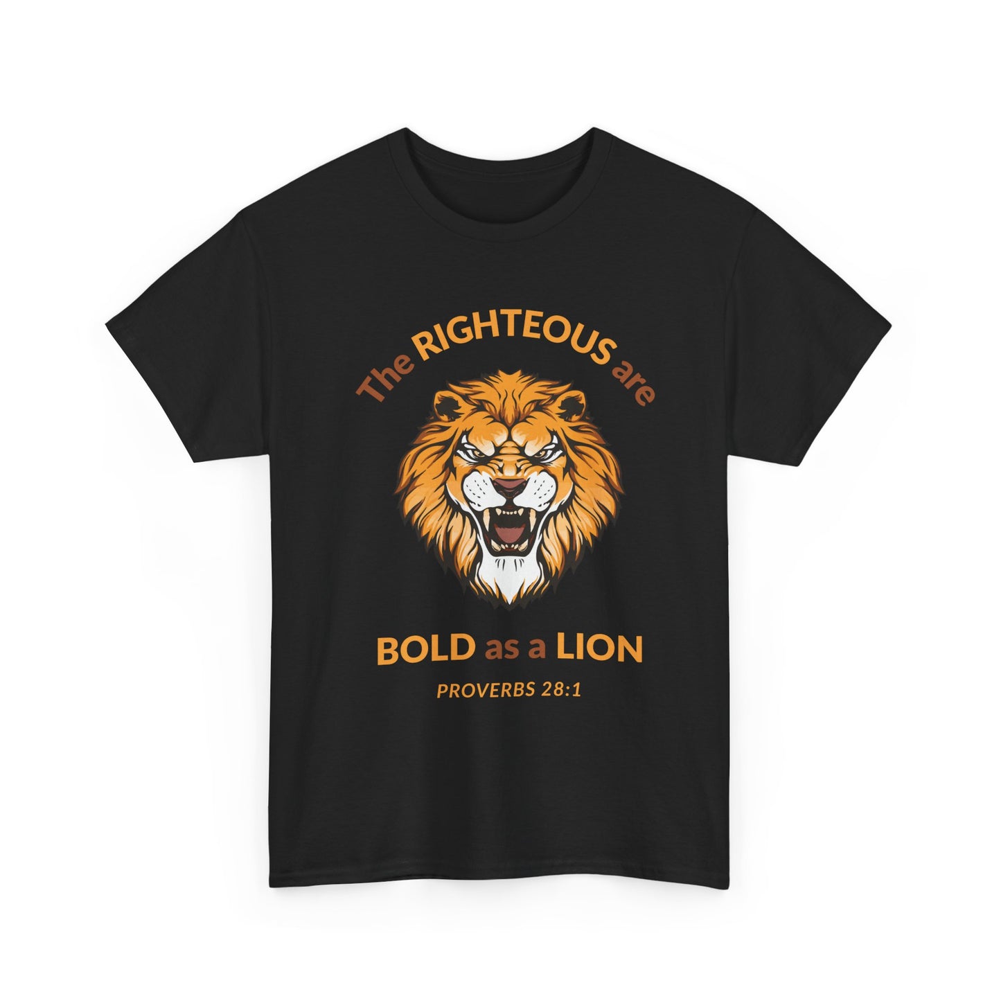 Bold As a Lion - Christian Unisex Heavy Cotton Tee
