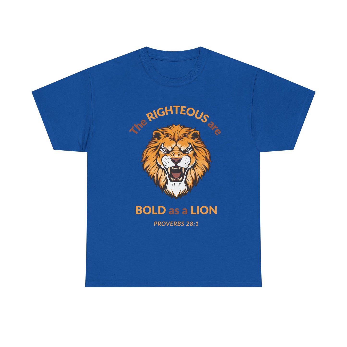 Bold As a Lion - Christian Unisex Heavy Cotton Tee