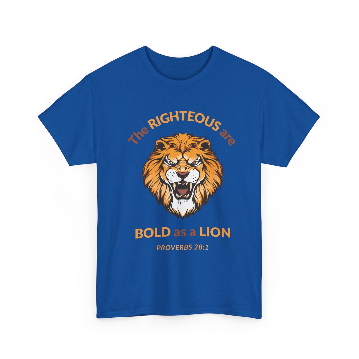 Bold As a Lion - Christian Unisex Heavy Cotton Tee